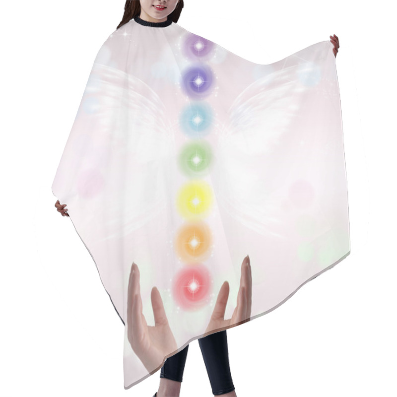 Personality  Healing Hands And Seven Chakras Hair Cutting Cape