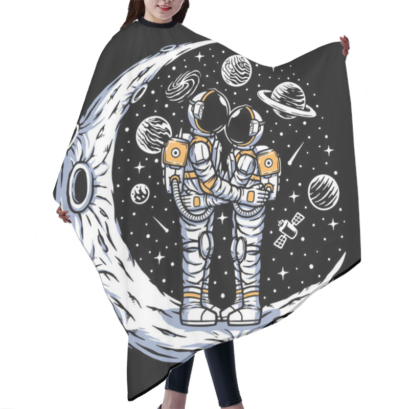 Personality  Dating on the moon hair cutting cape