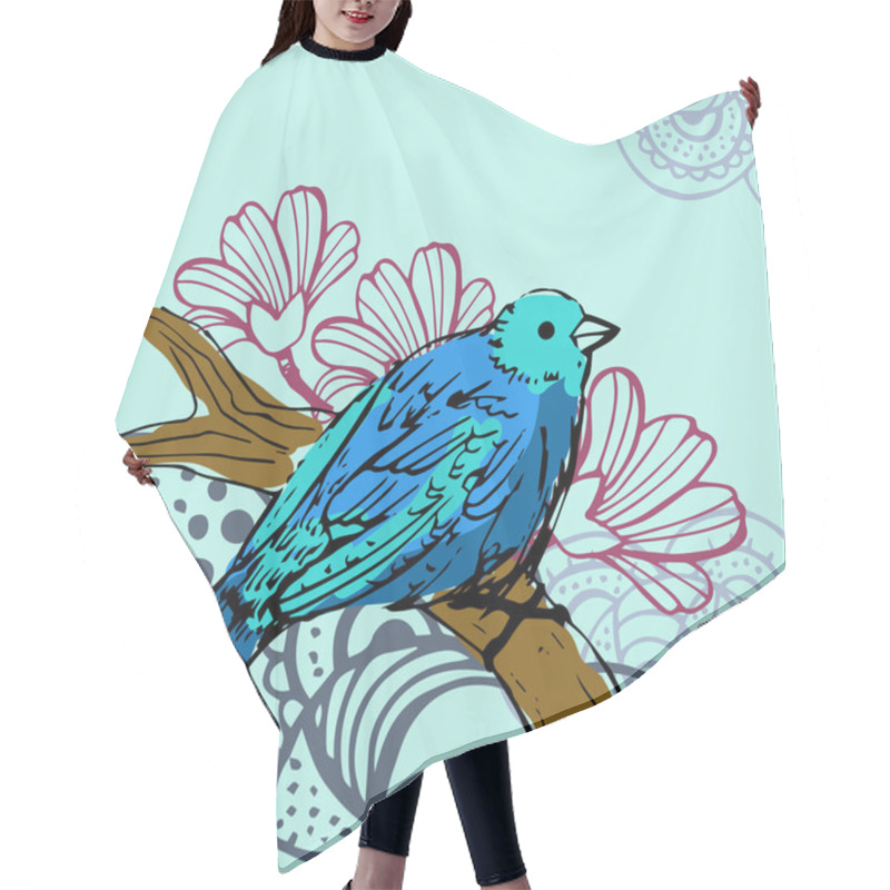 Personality  Bird Background Hair Cutting Cape