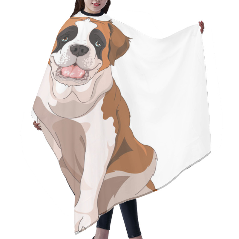 Personality  St. Bernard Dog Hair Cutting Cape