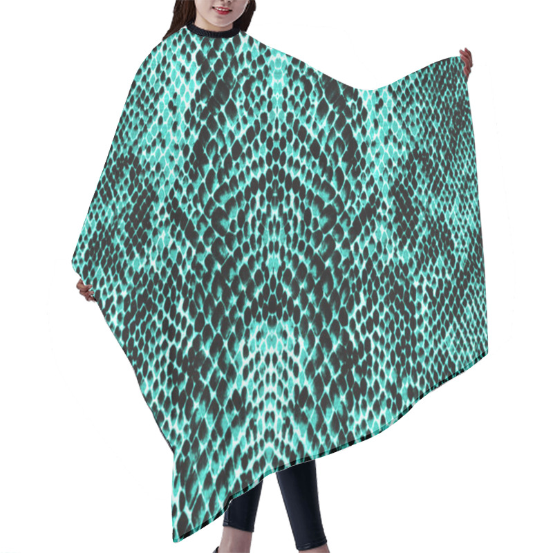 Personality  Snake Skin Hair Cutting Cape