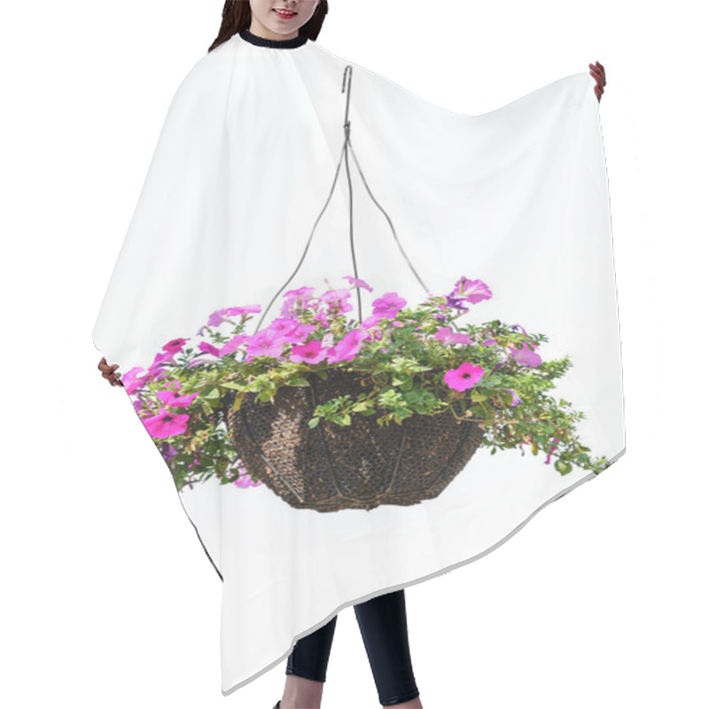 Personality  Petunia Flower Hair Cutting Cape