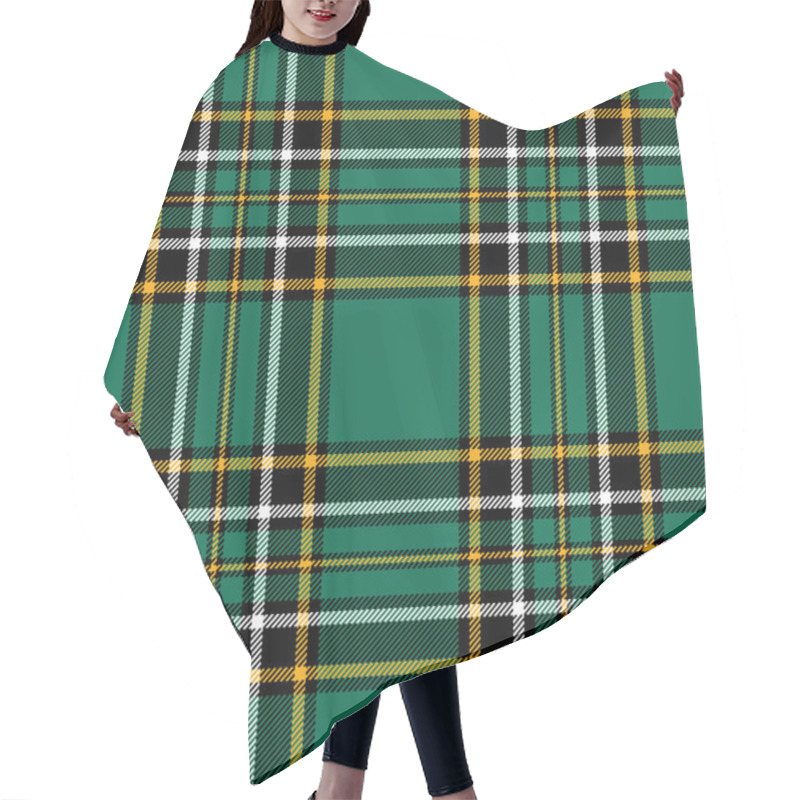 Personality  Tartan Plaid Hair Cutting Cape