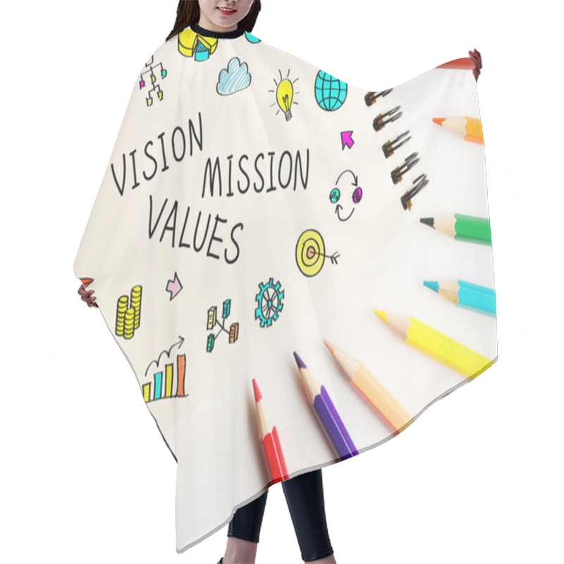 Personality  Vision Mission Values Business Concept Hair Cutting Cape