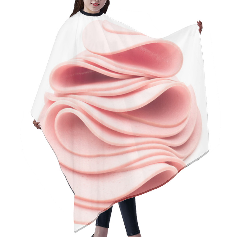 Personality  Cooked Boiled Ham Slices Hair Cutting Cape