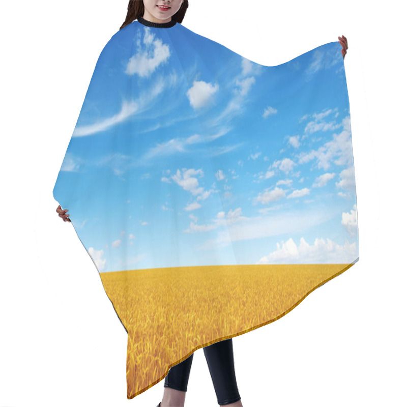 Personality  Field Of Wheat Hair Cutting Cape