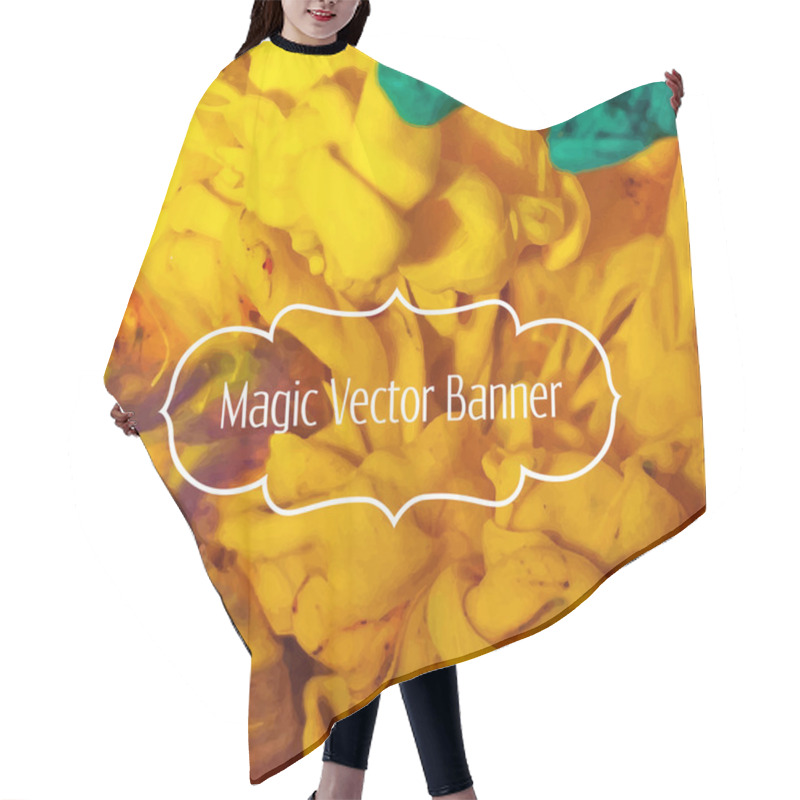 Personality  Vector Abstract Cloud Hair Cutting Cape