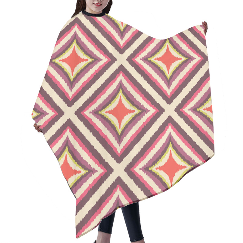 Personality  Seamless Geometric Pattern Hair Cutting Cape