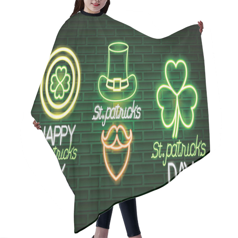 Personality  Happy St Patrick Hair Cutting Cape