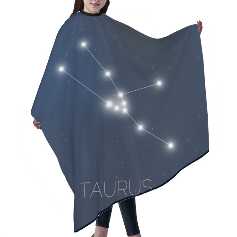 Personality  Taurus Constellation In Night Sky Hair Cutting Cape