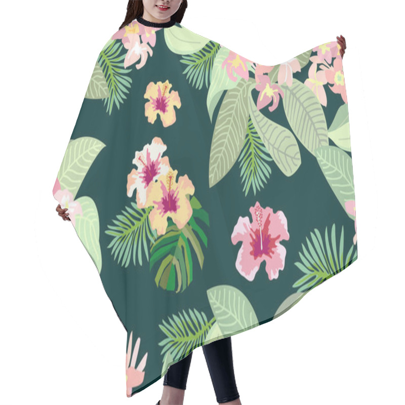 Personality  Blooming Summer Paradise. Hair Cutting Cape