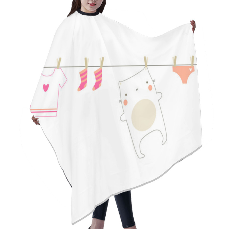 Personality  Baby Laundry Hair Cutting Cape