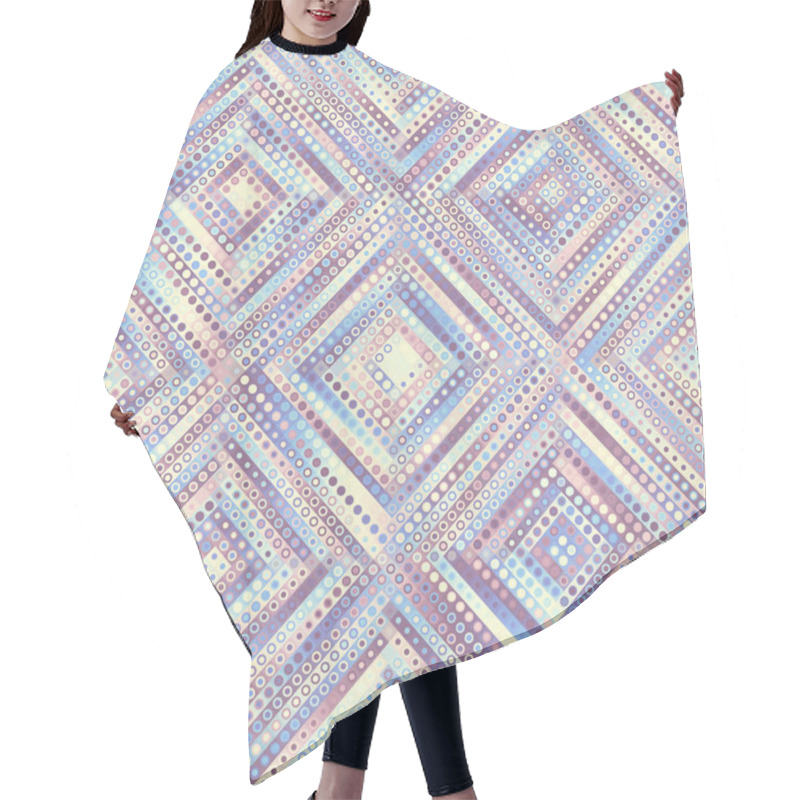 Personality  Geometric Abstract Pattern. Hair Cutting Cape