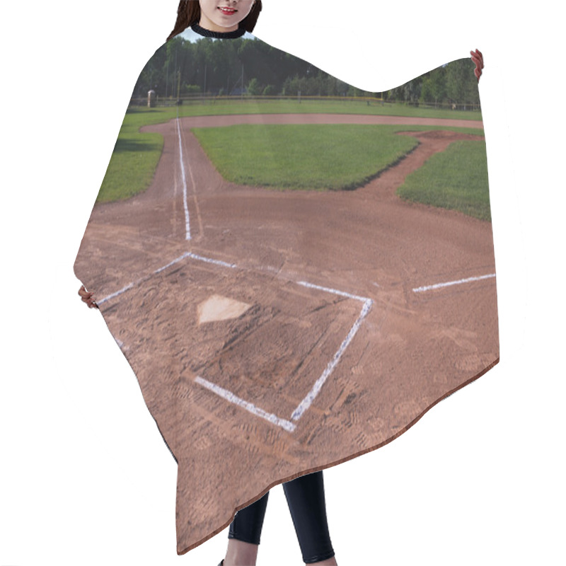 Personality  Baseball Field Hair Cutting Cape