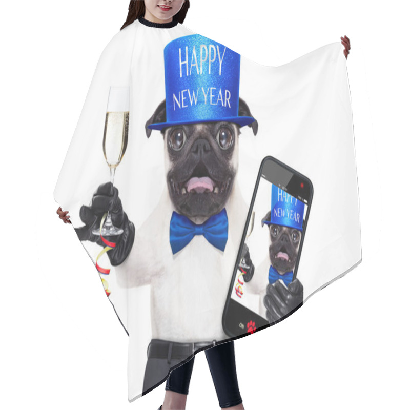 Personality  Happy New Year Dog Hair Cutting Cape