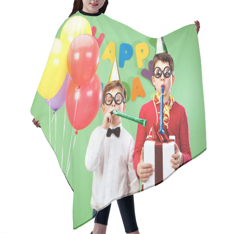 Personality  Birthday Fun Hair Cutting Cape