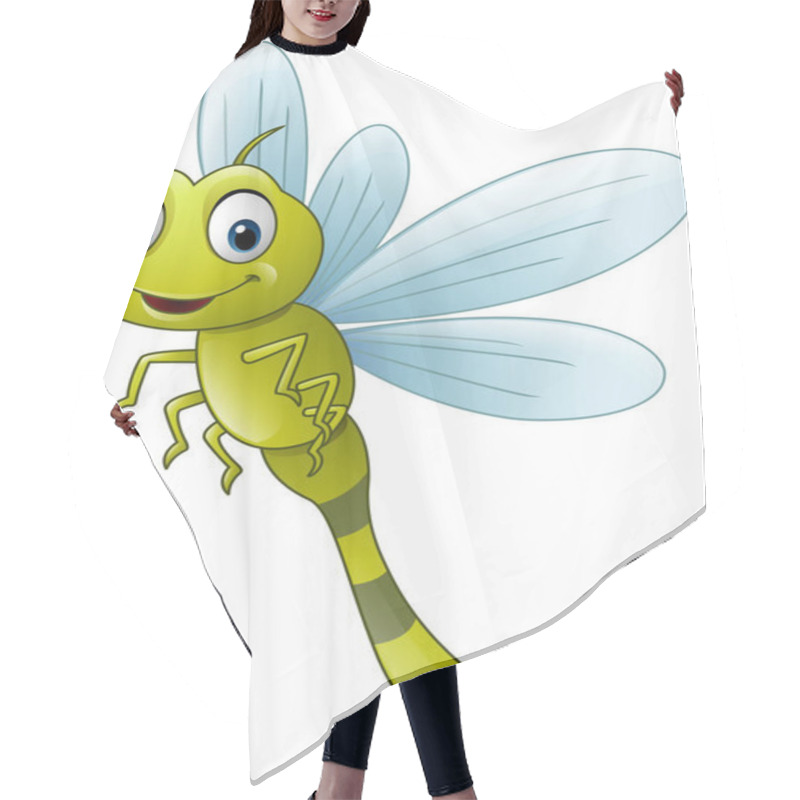 Personality  Happy Cartoon Dragonfly Hair Cutting Cape