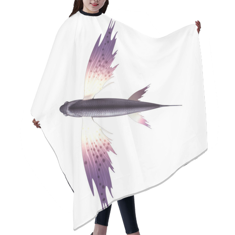 Personality  Exocoetus Flying Fish Hair Cutting Cape