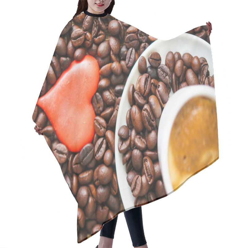 Personality  Time For Coffee Hair Cutting Cape