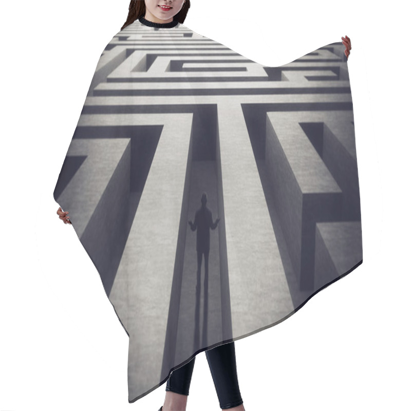 Personality  Lost In Labyrinth Hair Cutting Cape