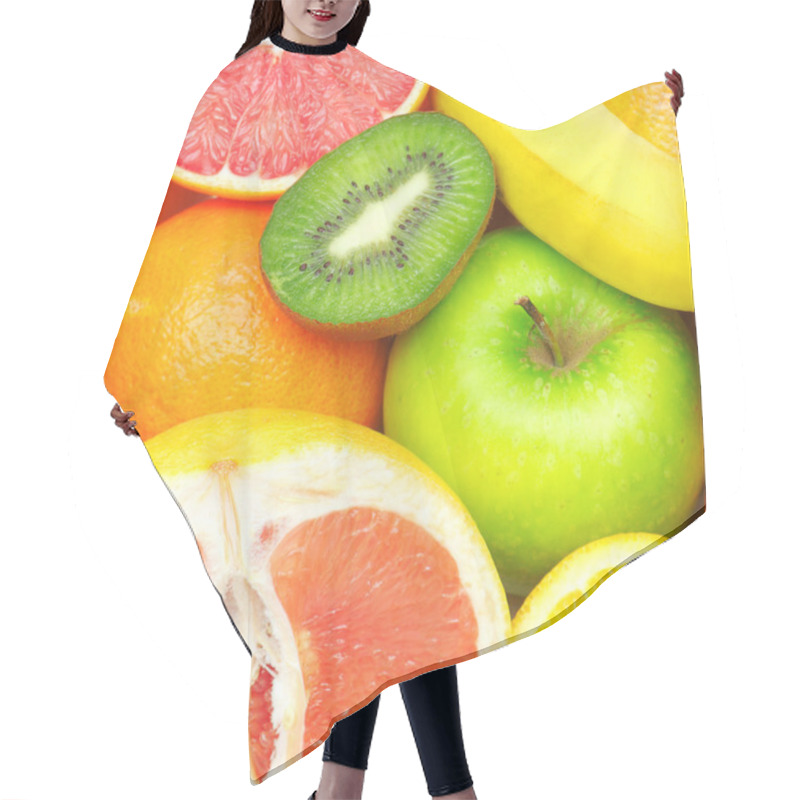 Personality  Fresh Fruits Hair Cutting Cape