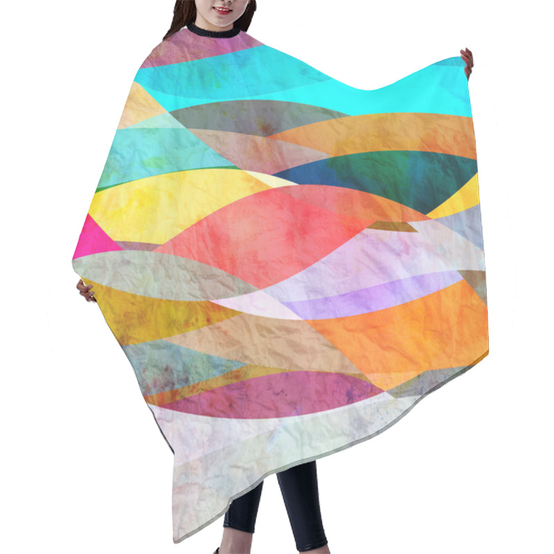 Personality  Abstract Background Hair Cutting Cape