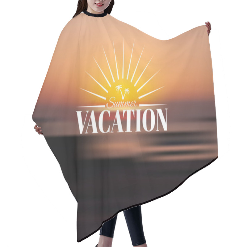 Personality  Summer Vacation Hair Cutting Cape