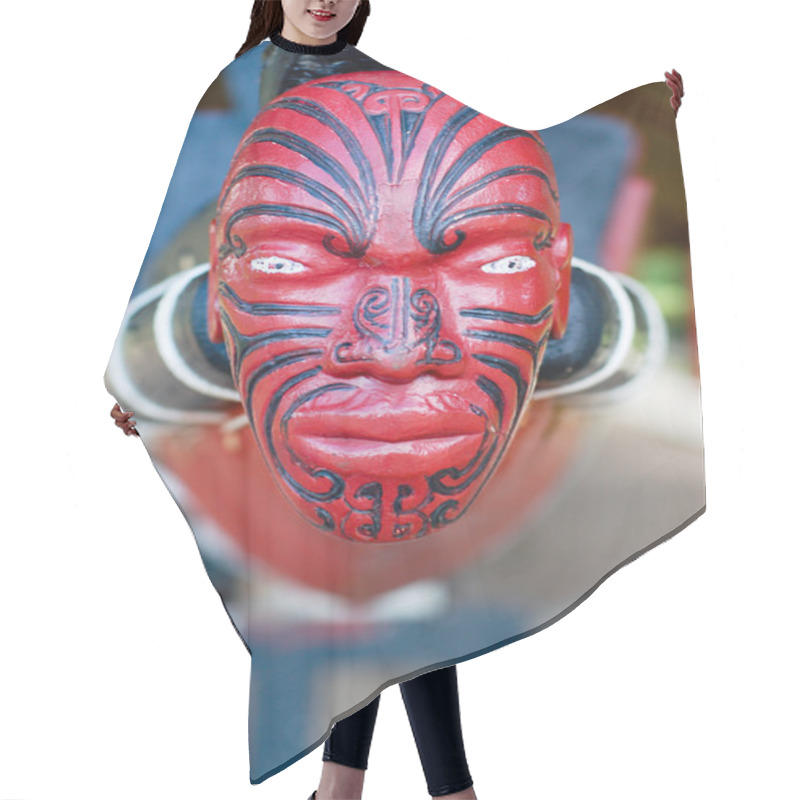 Personality  HEAD ON MAORI WAKA (CANOE) Hair Cutting Cape