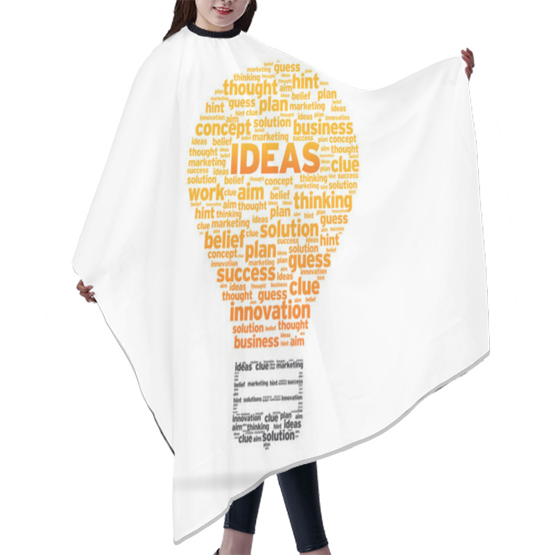 Personality  Words - Ideas Hair Cutting Cape