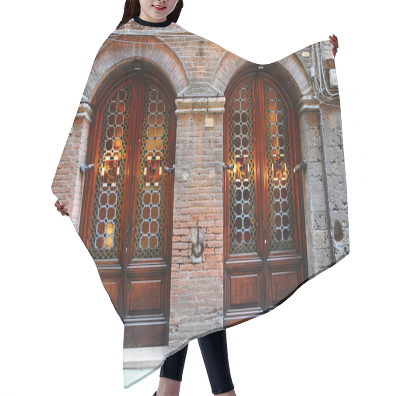 Personality  Stained-glass Window Hair Cutting Cape