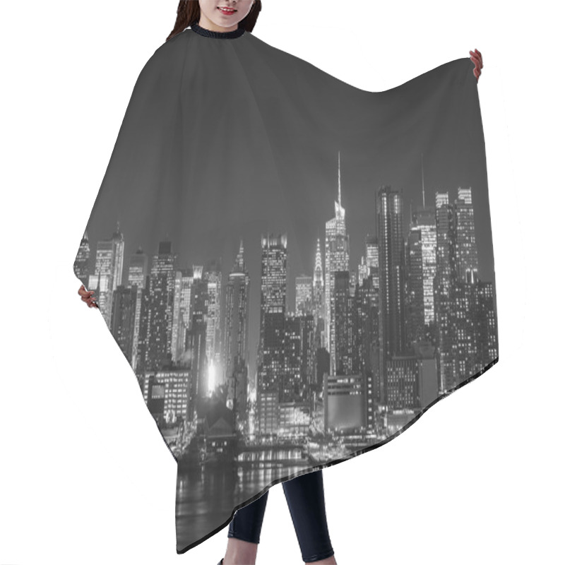 Personality  New York City With Skyscrapers Hair Cutting Cape