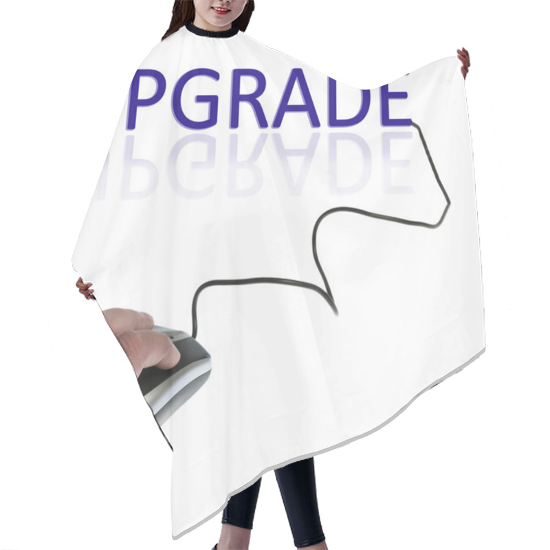 Personality  Upgrade Word Hair Cutting Cape