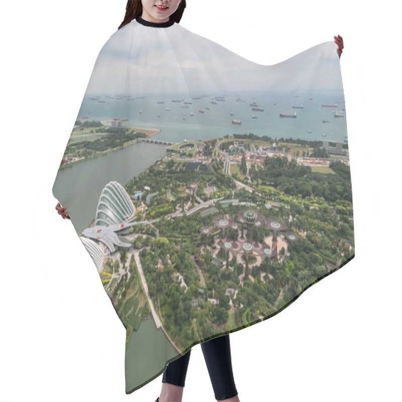 Personality  Aerial View Hair Cutting Cape