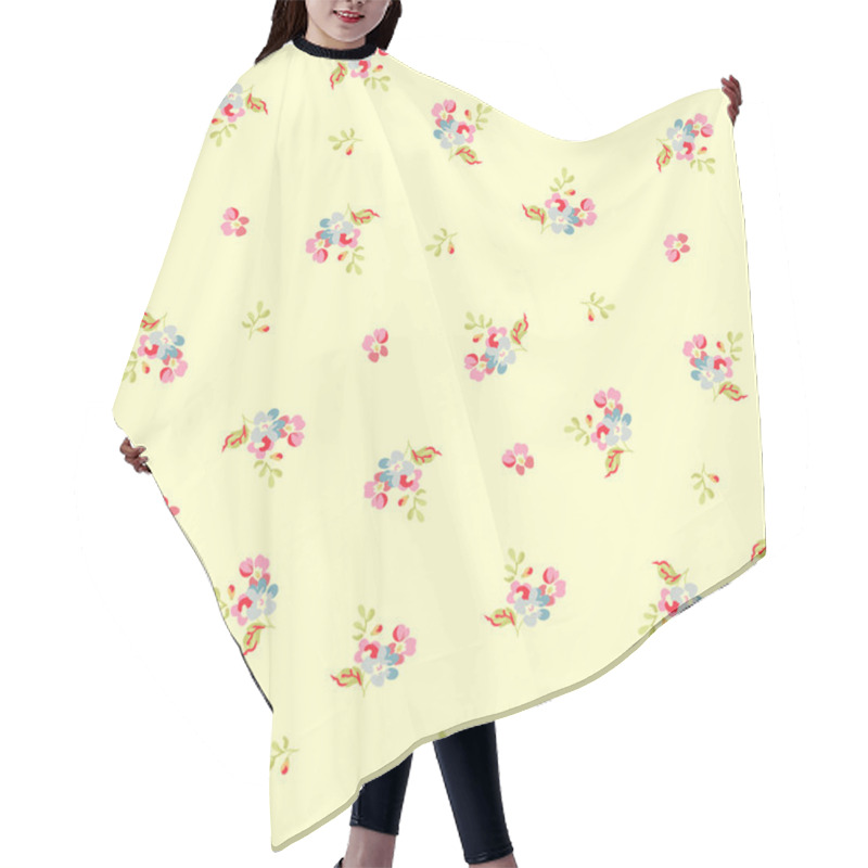 Personality  Beautiful Floral Pattern Hair Cutting Cape