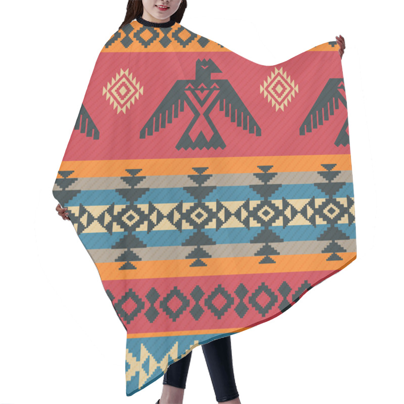 Personality  Eagles Ethnic Pattern On Native American Style Hair Cutting Cape