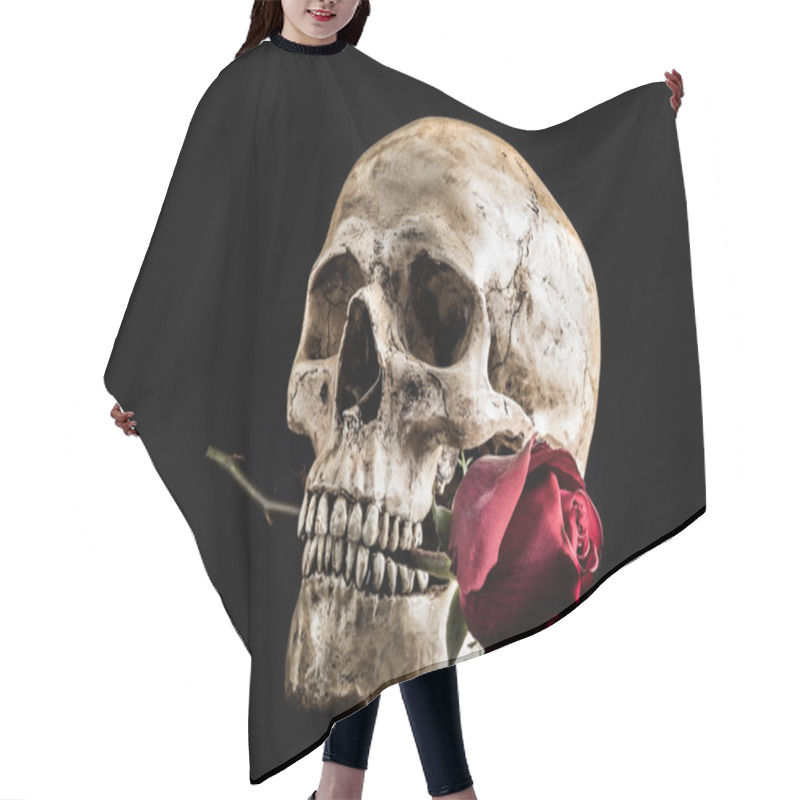 Personality  Still Life Skull Hair Cutting Cape