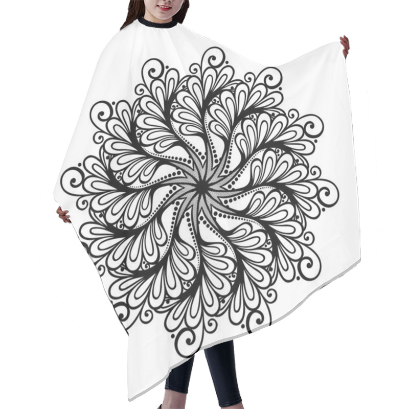 Personality  Beautiful Deco Mandala Hair Cutting Cape