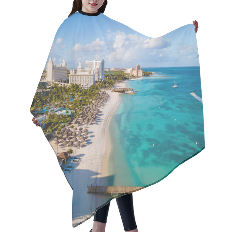 Personality  Palm Beach Aruba Caribbean, White Long Sandy Beach With Palm Trees At Aruba Hair Cutting Cape