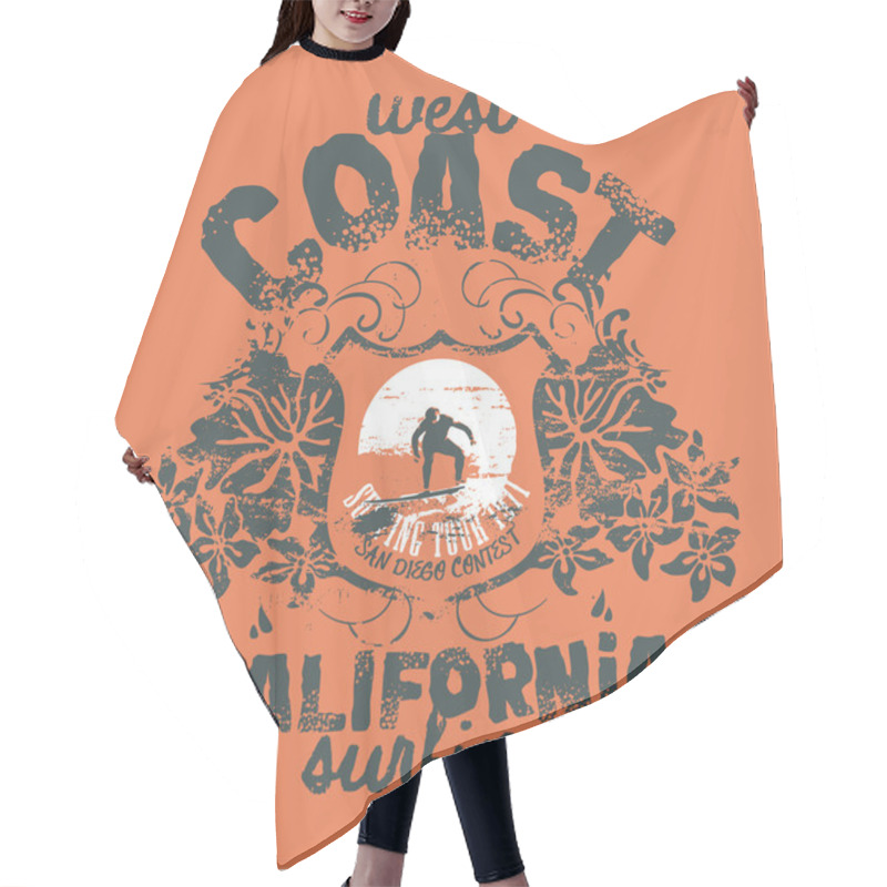 Personality  California Surfing Company Hair Cutting Cape