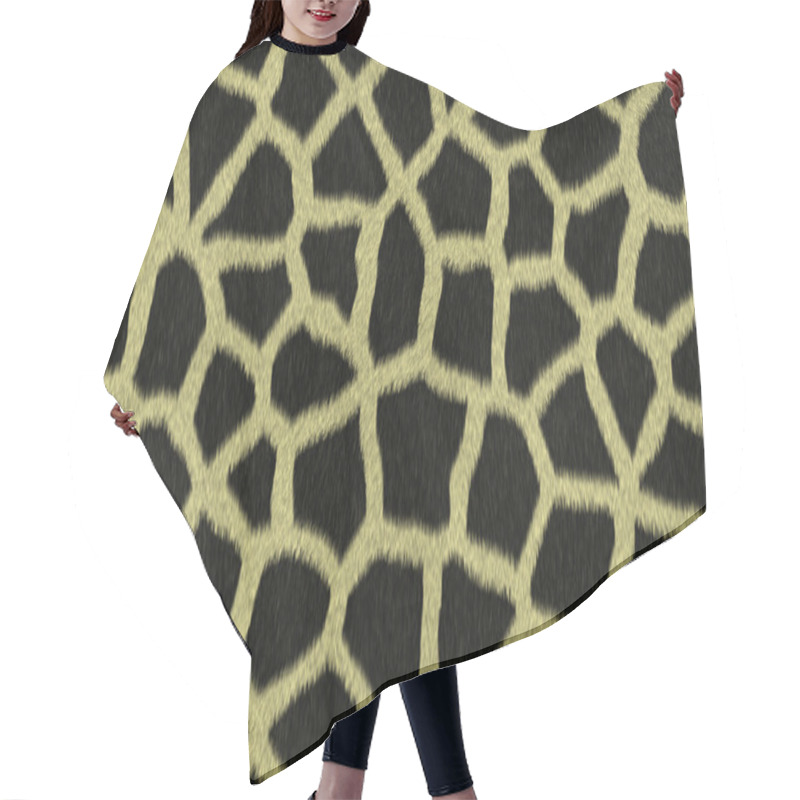 Personality  Giraffe Skin Texture Hair Cutting Cape