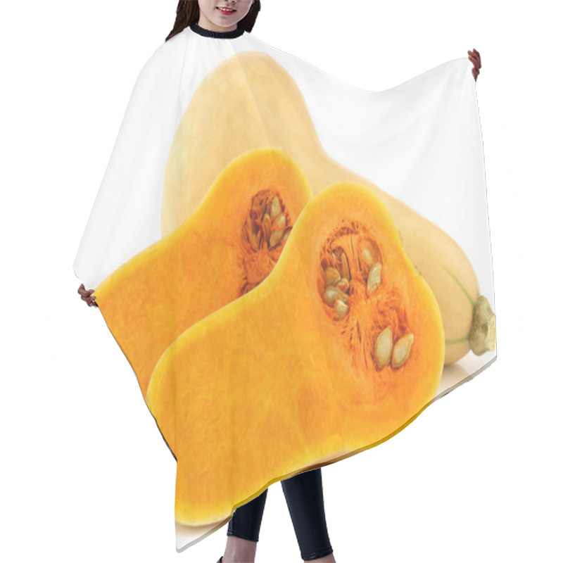 Personality  Bottle Shaped Butternut Pumpkin And A Cut One Hair Cutting Cape