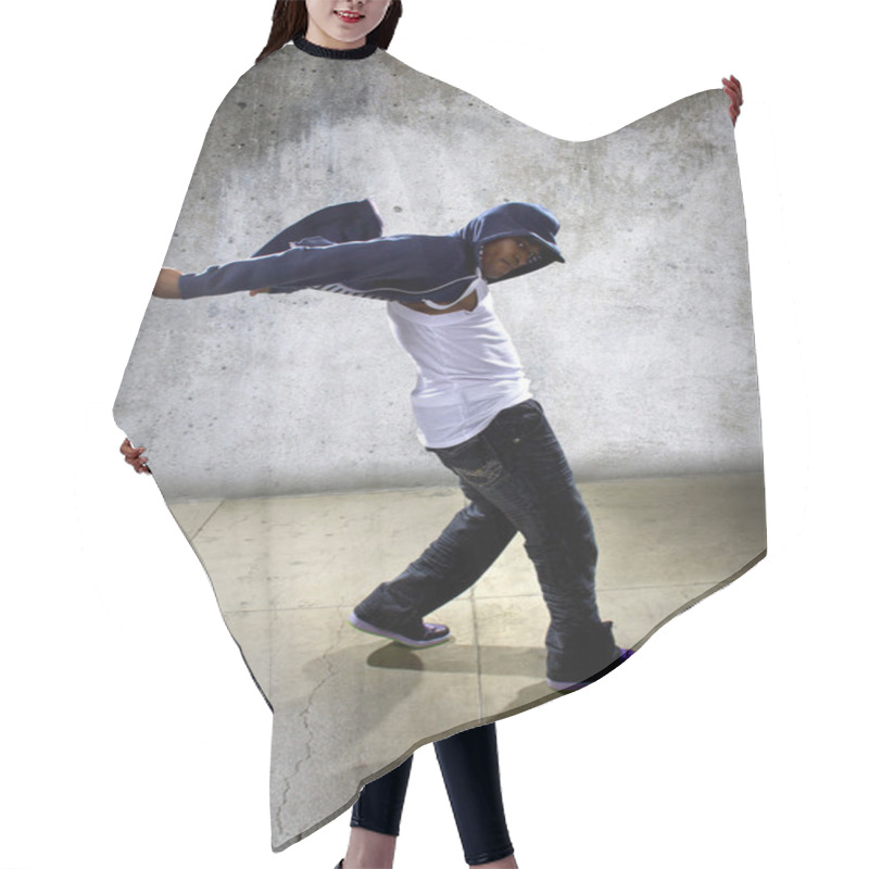 Personality  Black Male Dancing Hip Hop Hair Cutting Cape