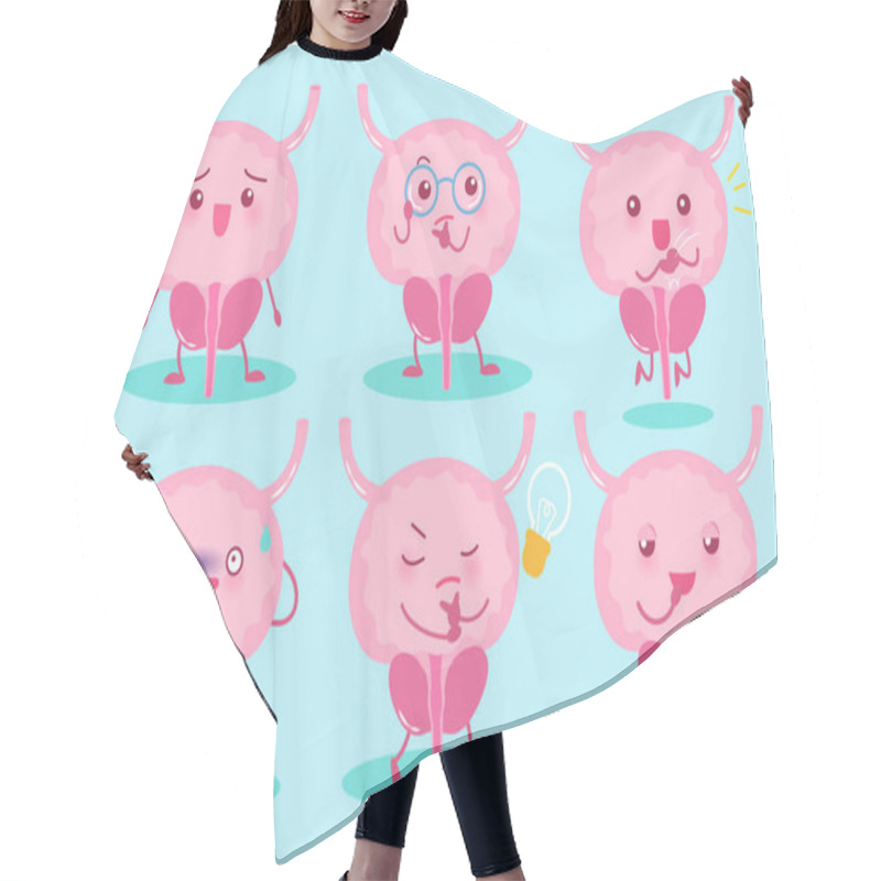 Personality  Cute Cartoon Prostate Hair Cutting Cape