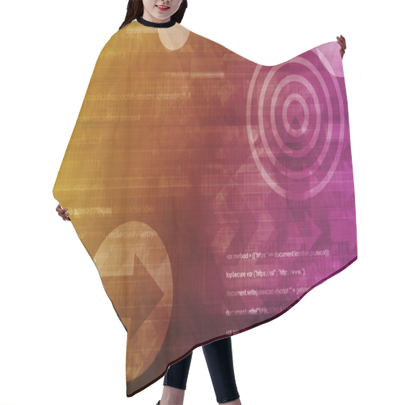 Personality  Open Source Technology Or Technologies As Abstract Hair Cutting Cape