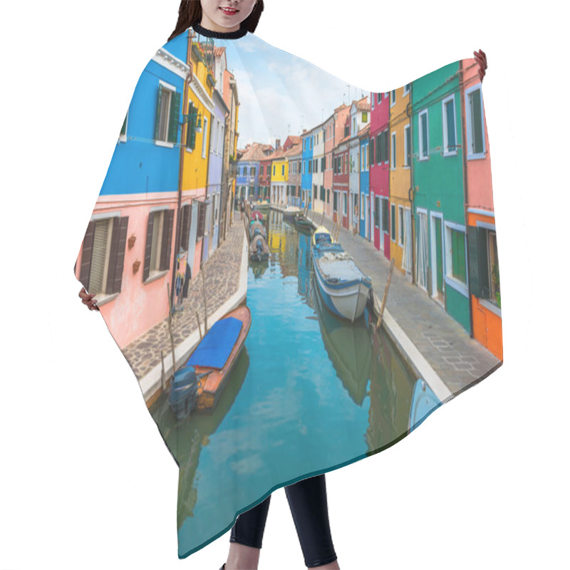 Personality  Burano Island, Venice Lagoon, Italy Hair Cutting Cape