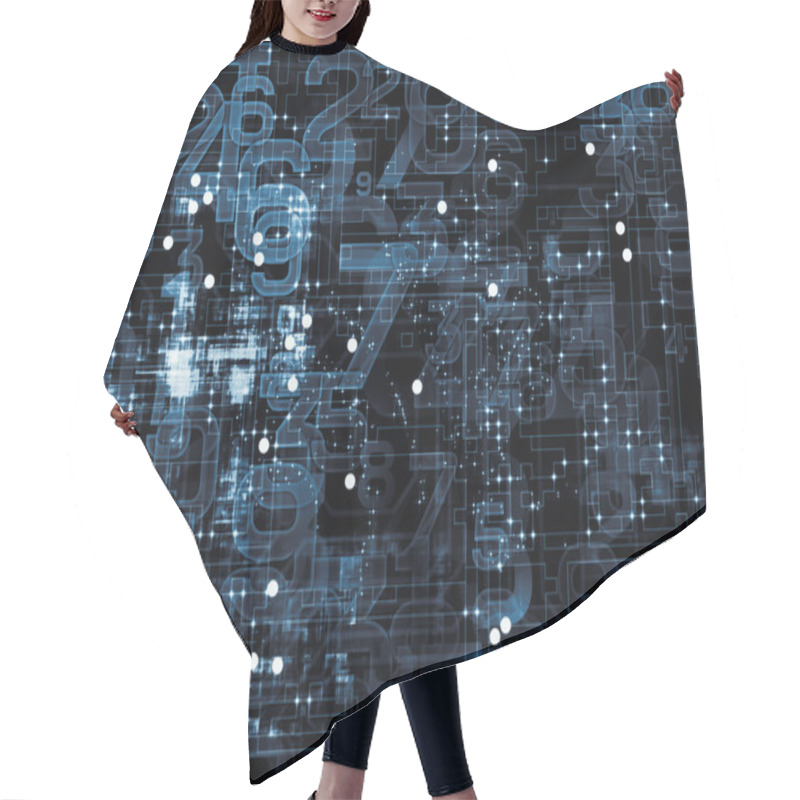 Personality  Number Abstraction Hair Cutting Cape