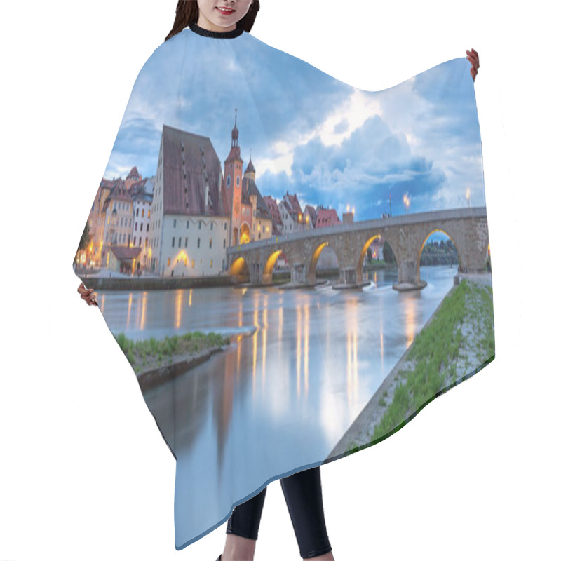 Personality  Old Town Of Regensburg, Bavaria, Germany Hair Cutting Cape