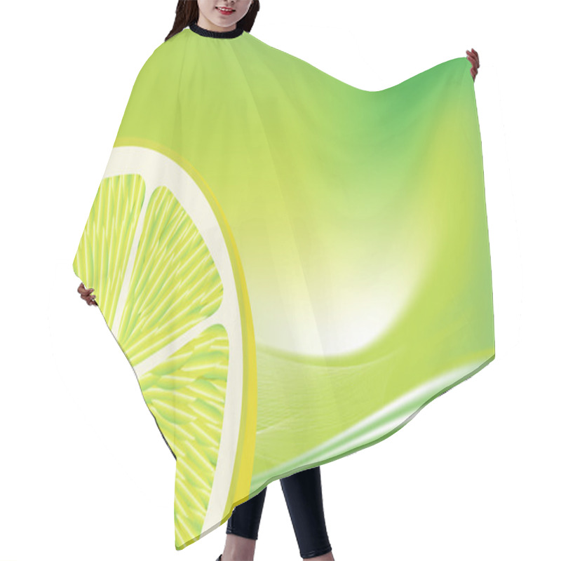 Personality  Fresh Lemon Hair Cutting Cape