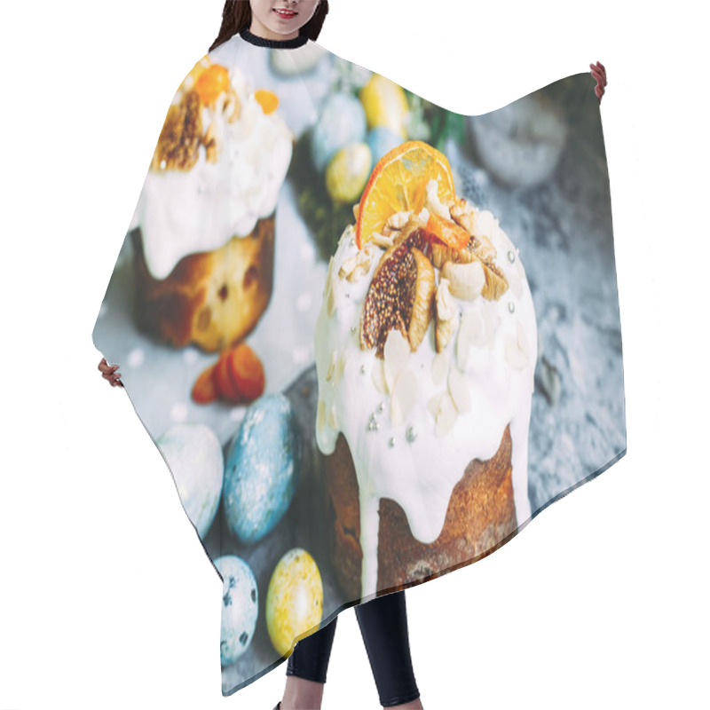 Personality  Easter Cupcake With Candied Fruit, Panetone Hair Cutting Cape