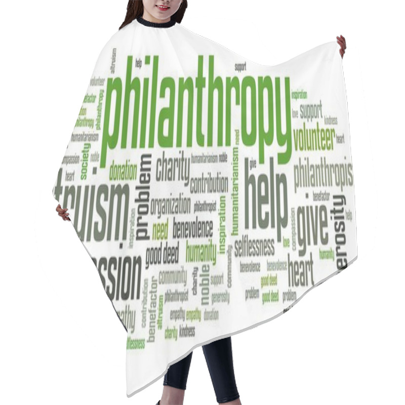 Personality  Philanthropy Hair Cutting Cape